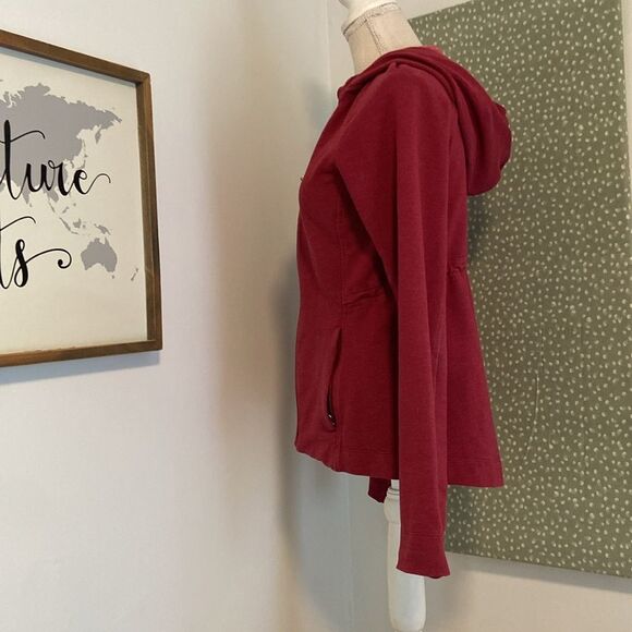 Lululemon Maroon Long Sleeve Full Zip Hooded Jacket Size 6 - Picture 8 of 11